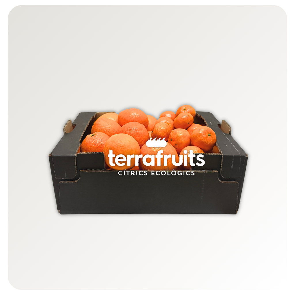 Caja Mixta BIO de Mandarinas 1ª campaña y Naranjas para zumo