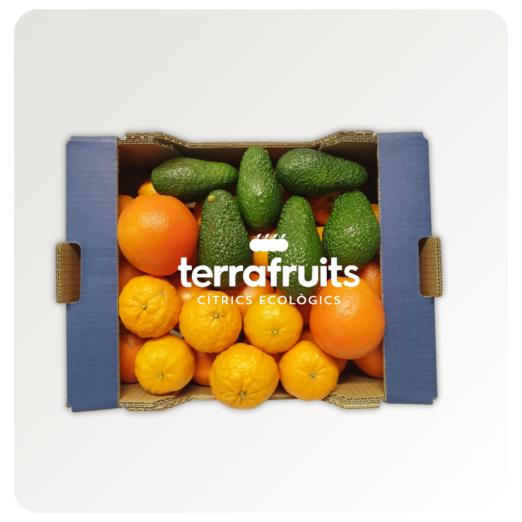 Caja Mixta BIO de Gold Nugget, Naranjas para mesa, Aguacates y Limones